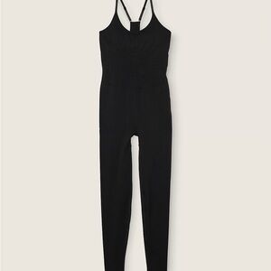 PINK Black Activewear Jumpsuit